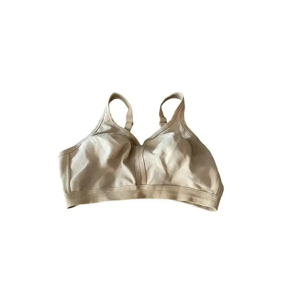 Soma Embraceable Beige Full Coverage Wireless Unlined Nursing Bra Size 38DD - Picture 5 of 8